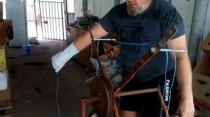 Подвязка томата. Станок для разматывания шпагата с бухты