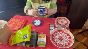 Новогодняя распаковка | Гжель в подарок | Поздравление с  Новым годом! #мирувлечений