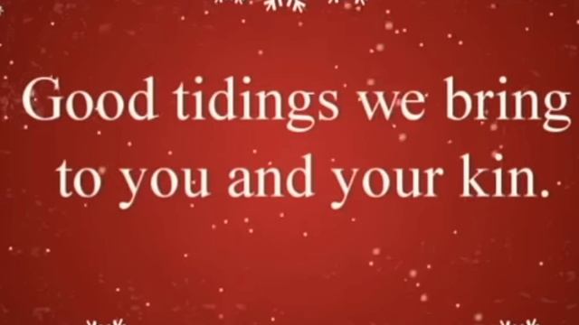 We Wish you a merry Christmas, music New year смотреть онлайн