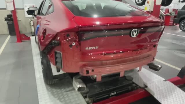 Как снять задний бампер с UNI-V Changan