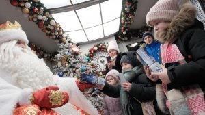 Поезд Деда Мороза сделал остановку в Костроме