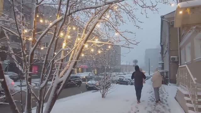 Пообещайте мне любовь .Метель в городе. Красноярск смотреть онлайн