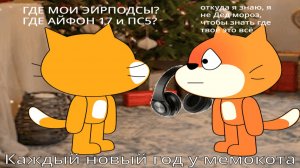 Каждый новый год у мемокота