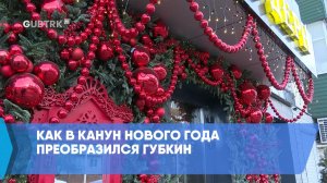 Как в канун Нового года преобразился Губкин