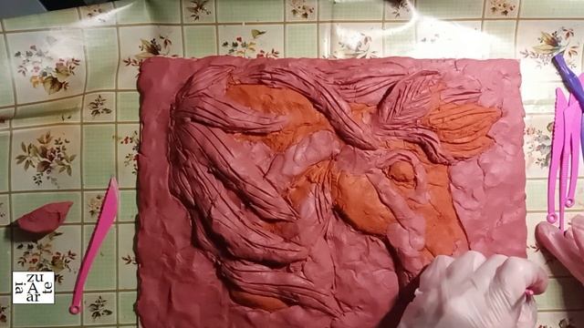 Лошадь. Лепка из глины Малевичъ и Jovi