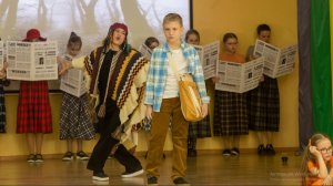 Отрывки из спектакля "Приключения Тома Сойера и Гекльберри Финна"