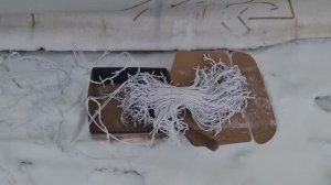 Гирлянда уличная бахрома 50+50 метров, монтаж.