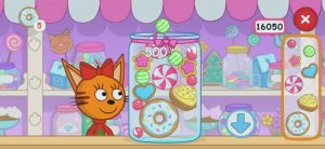 Три Кота Мультфильм Игра с Карамельками