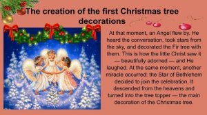 Сергеева Полина из 10Б представляет "Interesting Facts about the History of Xmas Tree Decorations"