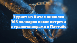 Турист из Китая лишился 765 долларов после встречи с трансгендерами в Паттайе