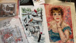 Вышивальный декабрь: финиши, старты, покупки. Риолис, Dimensions, Андриана