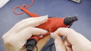 Санта Клаус. Швы ножек [6]