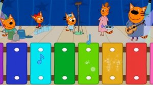 Три Кота Мультфильм Музыкальные котики