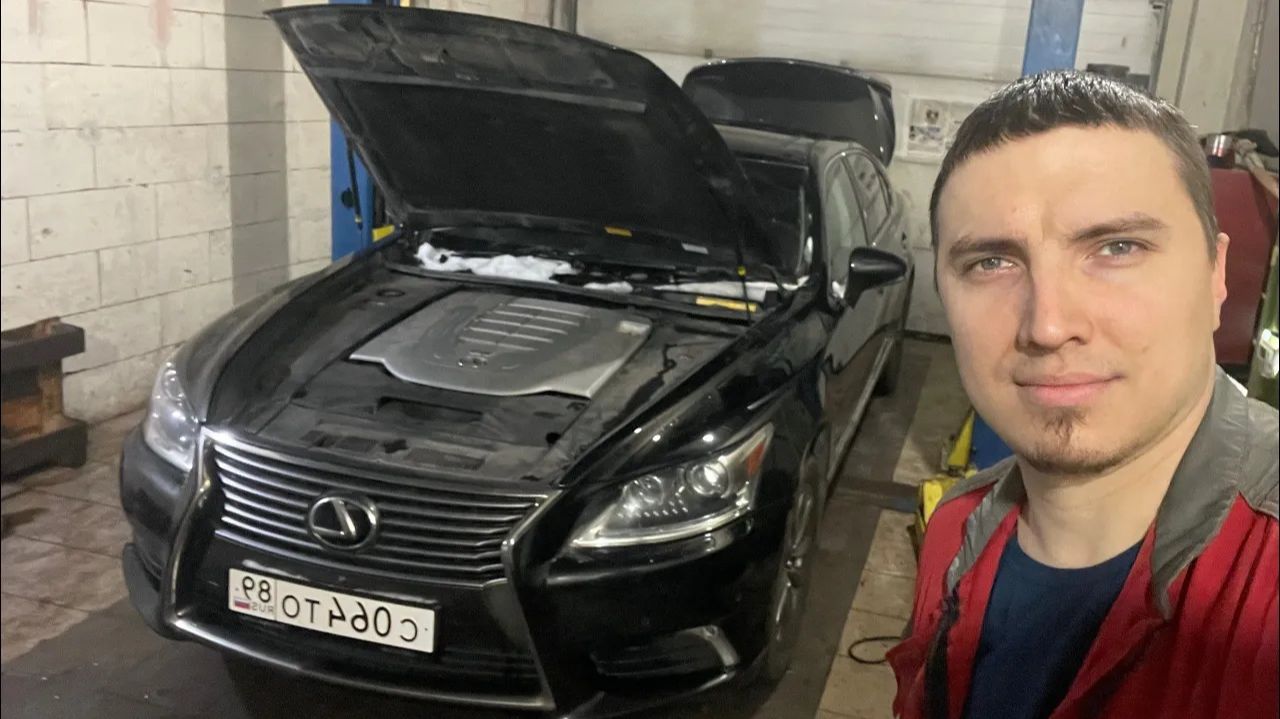 Установка редукторов от гибрида (ls600) на lexus Ls460