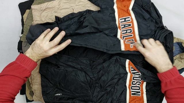 Ветровки мужские  секонд оптом 4 пак