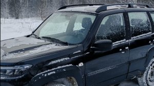 С новым годом ,Нива Тревел 1.8 немного снежного бездорожья.