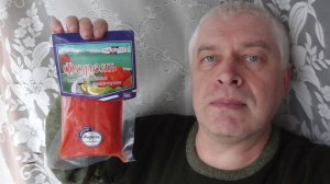 Красная рыба в упаковке. Форель слабосоленая филе-кусок. Геннадий Горин