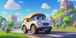 Путешествие по трассе с любимыми игрушками мультик