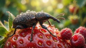 Как правильно бороться с малинно-земляничным долгоносиком!