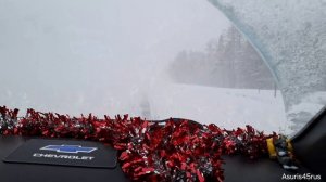 Попали в сильную метель много дтп по трассе