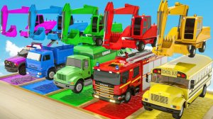 Мультяшки про машинки - Играем и учимся! Помощь на дороге! Увлекательное видео для детишек