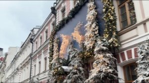 Серый декабрь Москвы Арбат без украшений реальная жизнь города 🌫️🚶♂️
