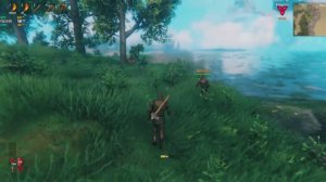 Valheim Максим и Папа. Суровое Начало