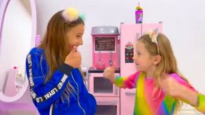 с друзьями выполняют задания от Папы Квесты для детей