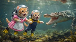 Мультики для детей, котик с мамой пошли на рыбалку мультик, видео про котиков, мультфильмы