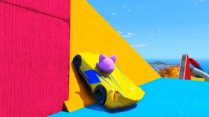 Мультик для детей. Молния Маквин и друзья весёлые гонки. Человек паук, забег с друзьями. Сборник