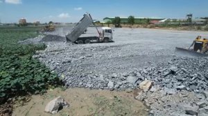 Начинаем процесс преобразования новой земли с помощью большого бульдозера 🤯