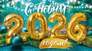 ПОЗДРАВЛЕНИЕ С НОВЫМ 2026 ГОДОМ!!!! УРААААААА!!!!!!!!!