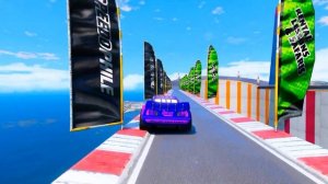 Мультик для детей. Молния Маквин и друзья весёлые гонки. Человек паук, забег с друзьями. Сборник