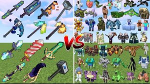 Магическое оружие против ВСЕХ БОССОВ В МАЙНКРАФТЕ