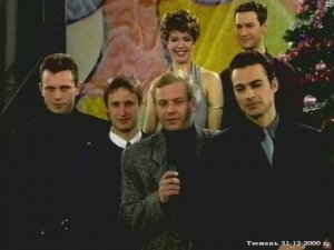 2000 год. Тюмень. Телекомпания "Ладья". Новогодний эфир 31-12-2000