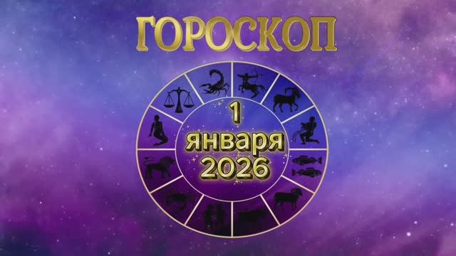 Гороскоп на 1 января 2026 года смотреть онлайн