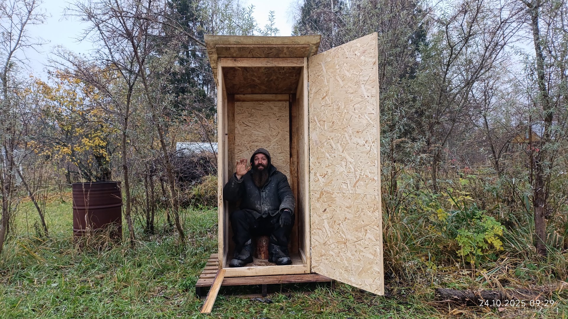 туалет из двух листов ОСП возможно ли это? самый бюджетный вариант смотреть онлайн