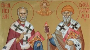 Молебен разным святым. Свято-Троицкий Александра Свирского монастырь.