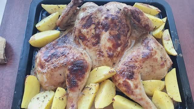 Мукбанг курица в духовке/обжор смотреть онлайн