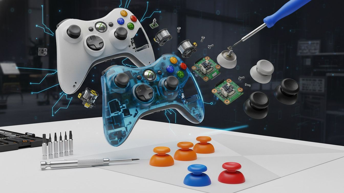 Как разобрать геймпад Xbox 360