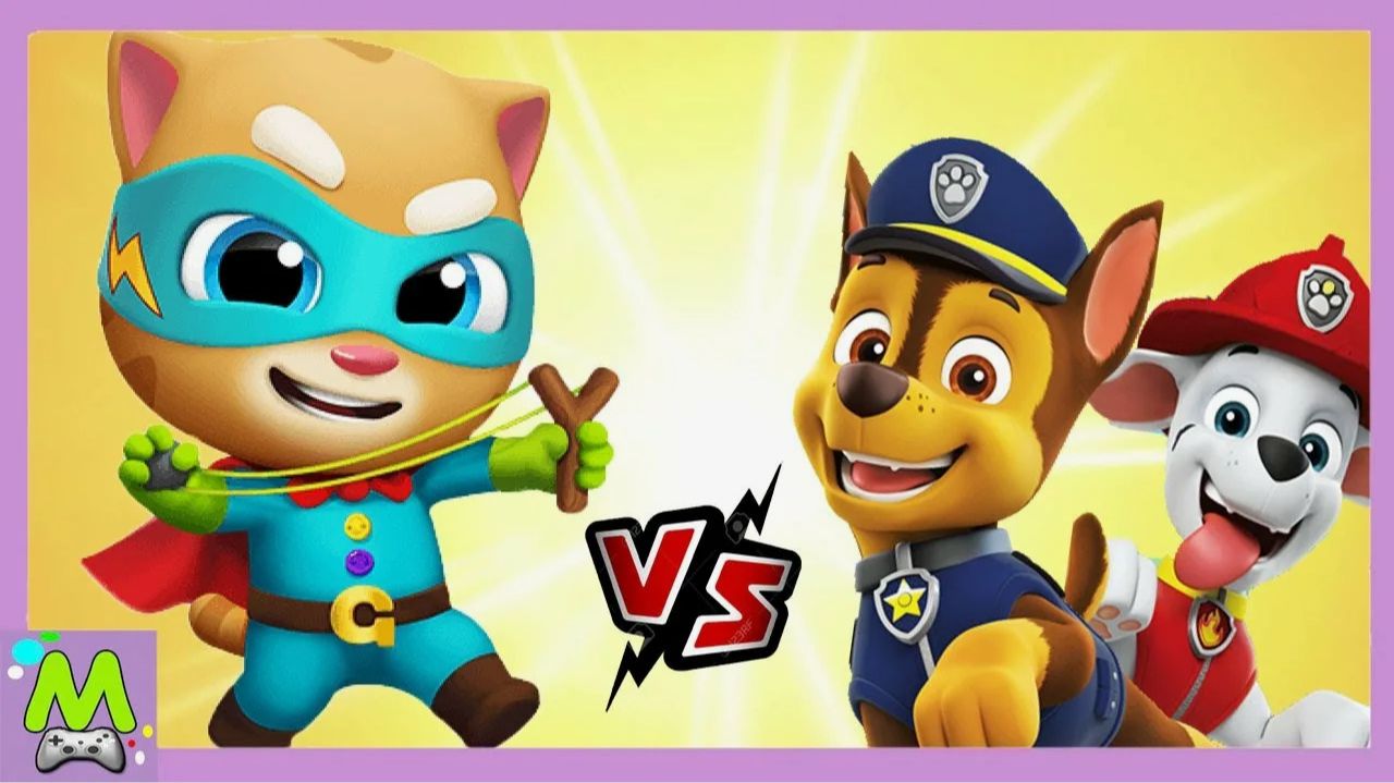 Говорящий Том vs Щенячий Патруль.Снежные Спасательные Операции для Супергероев.Кто Круче смотреть онлайн