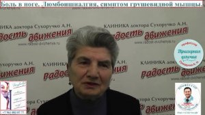 Боль в пояснице, ноге. Люмбоишиалгия. Сухоручко А.Н. Методика «Триггерная цепочка».