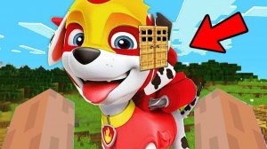 ЧТО СЛУЧИЛОСЬ С МАРШАЛОМ EXE - ЩЕНЯЧИЙ ПАТРУЛЬ В 3 ЧАСА НОЧИ В МАЙНКРАФТЕ