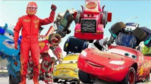 МУЛЬТИКИ ПРО МАШИНКИ 🚗 МОЛНИЯ МАКВИН И КОМПАНИЯ. БИТВА ТРАНСФОРМЕРОВ ТЫ САМОМ РАЗГАРЕ 🛰️🛰️🛰️