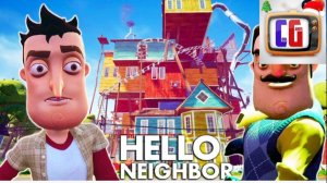 НОВЫЙ ДОМ и НОВЫЕ ТАЙНЫ ПРИВЕТ СОСЕД! Мультяшная хоррор игра Hello Neighbor АКТ 3 Начало