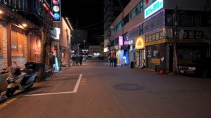 Ночные огни Сеула Йонгридан гил и Намён-дон ✨🚶♂️