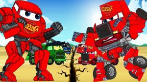 МУЛЬТИКИ ПРО МАШИНКИ 🚗 МОЛНИЯ МАКВИН ПРИНИМАЕТ ВЫЗОВ ОТ МЕГАБОТОВ. ГОНКА НАБИРАЕТ ОБОРОТЫ 🚄🚄🚄