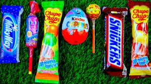 ASMR Самые классные конфеты, леденцы и батончики 🍬 А ещё яйцо киндер!