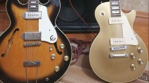 Обзор сравнение Heritage H - 150 p90 Gibson LP Traditional Gibson SG 61' Aria pro 2 Stagecaster