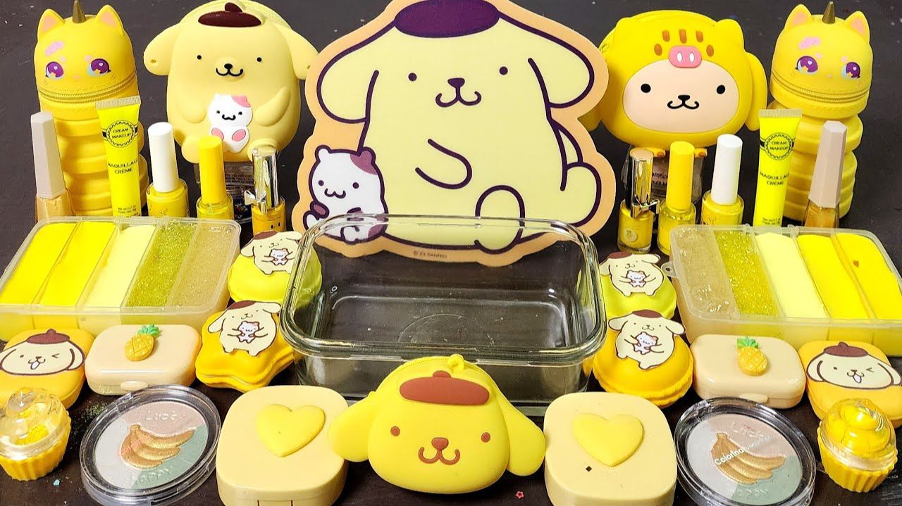 ASMR POMPOMPURIN и желтые Яркие Слаймы смотреть онлайн